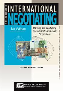 Short Course in International Negotiation