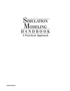 Simulation Modeling Handbook: A Practical Approach