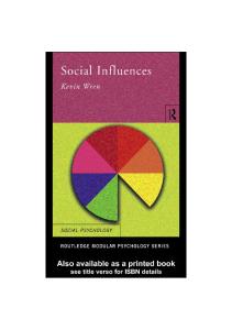 Social Influences