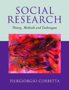 Social Research: Theory, Methods and Techniques