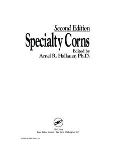 Specialty Corns, Second Edition