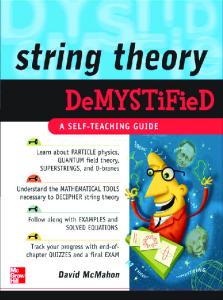 String Theory Demystified