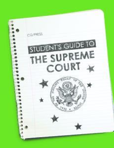 Students Guide to the US Supreme Court (Student's Guides to the U. S. Government)