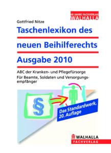 Taschenlexikon des neuen Beihilferechts, 20. Auflage (Ausgabe 2010)