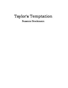 Taylor's Temptation