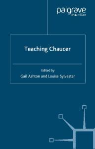 Teaching Chaucer (Teaching the New English)