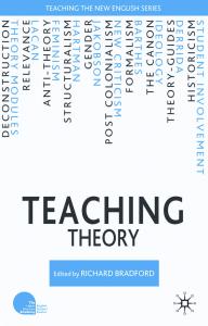 Teaching Theory (Teaching the New English)