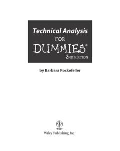 Technical Analysis for Dummies