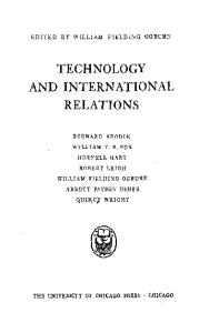 Technology and international relations