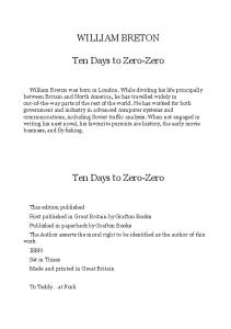 Ten Days to Zero Zero