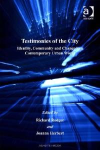 Testimonies of the City (Historical Urban Studies)