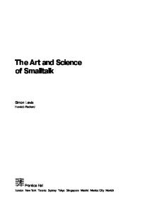 The Art and Science of Smalltalk
