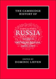 The Cambridge History of Russia. Imperial Russia 1689-1917