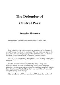 The Defender of Central Park