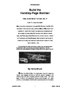The Handley-Page Bomber