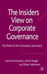 The Insider's View on Corporate Governance: The Role of the Company Secretary
