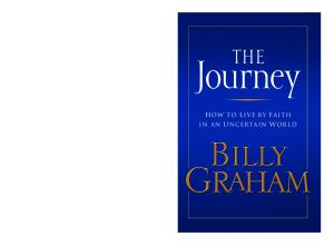 The Journey: Living by Faith in an Uncertain World