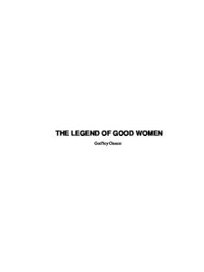 THE LEGEND OF GOOD WOMEN
