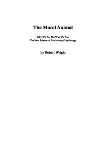 The Moral Animal