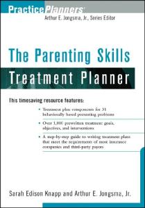 The Parenting Skills Treatment Planner (Practice Planners)
