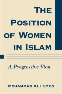 The position of women in Islam: a progressive view