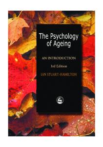 The Psychology of Aging: An Introduction