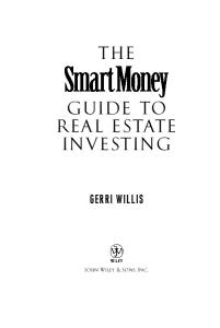 The SmartMoney Guide to Real Estate Investing