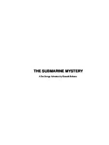 The Submarine Mystery (2)