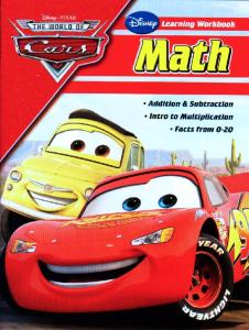 The World of Cars Math Workbook (Grade 1-2)