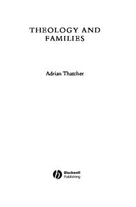 Theology and Families (Challenges in Contemporary Theology)