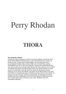 Thora. Perry Rhodan 10