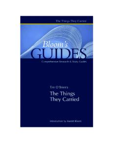 Tim O'Brien's The Things They Carried (Bloom's Guides)