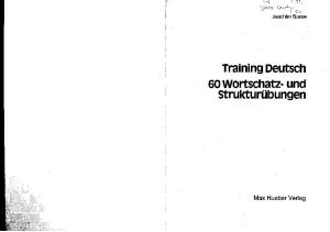 Training Deutsch
