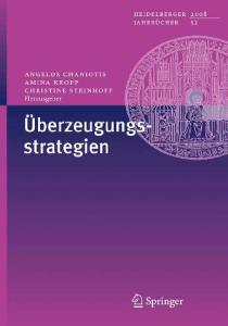 Uberzeugungsstrategien (Heidelberger Jahrbucher) (German Edition)