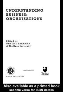 Understanding Business: Organisations (Understanding Business Behaviour)