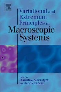 Variational and extremum principles in macroscopic systems