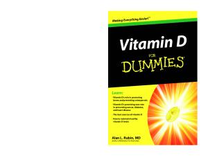 Vitamin D for Dummies