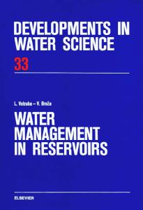 Water Management in Reservoirs (Developments in Water Science)