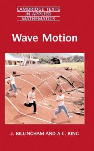 Wave motion: theory and applications