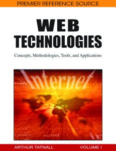 Web Technologies: Concepts, Methodologies, Tools, and Applications - 4 Volumes (Contemporary Research in Information Science and Technology)