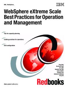 WebSphere eXtreme Scale Best Practices for Operation and Management