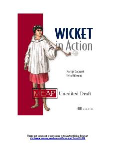 Wicket in Action