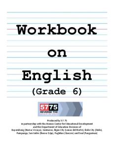 Workbook on English 6