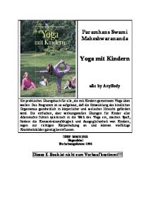 Yoga mit Kindern  GERMAN