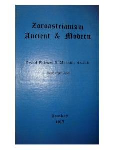 Zoroastrianism : Ancient and Modern